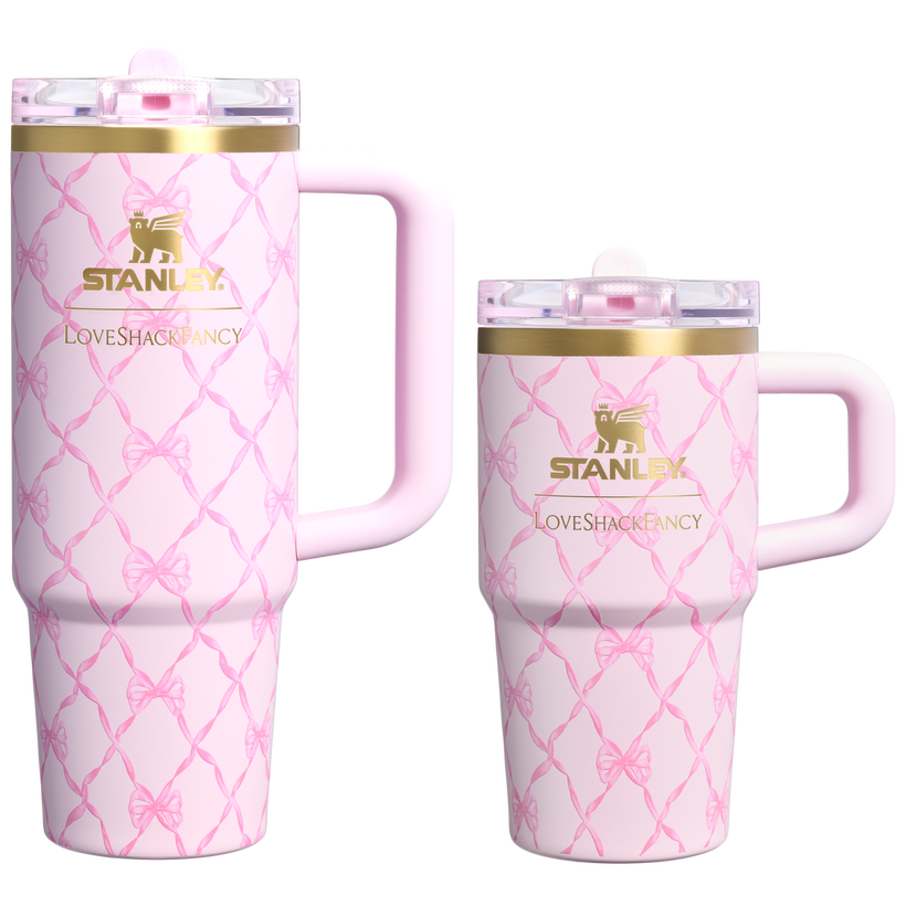 Stanley 1913 x LoveShackFancy Holiday The Quencher® Details ProTour Tumbler Set | 2-pack - Clean Ready